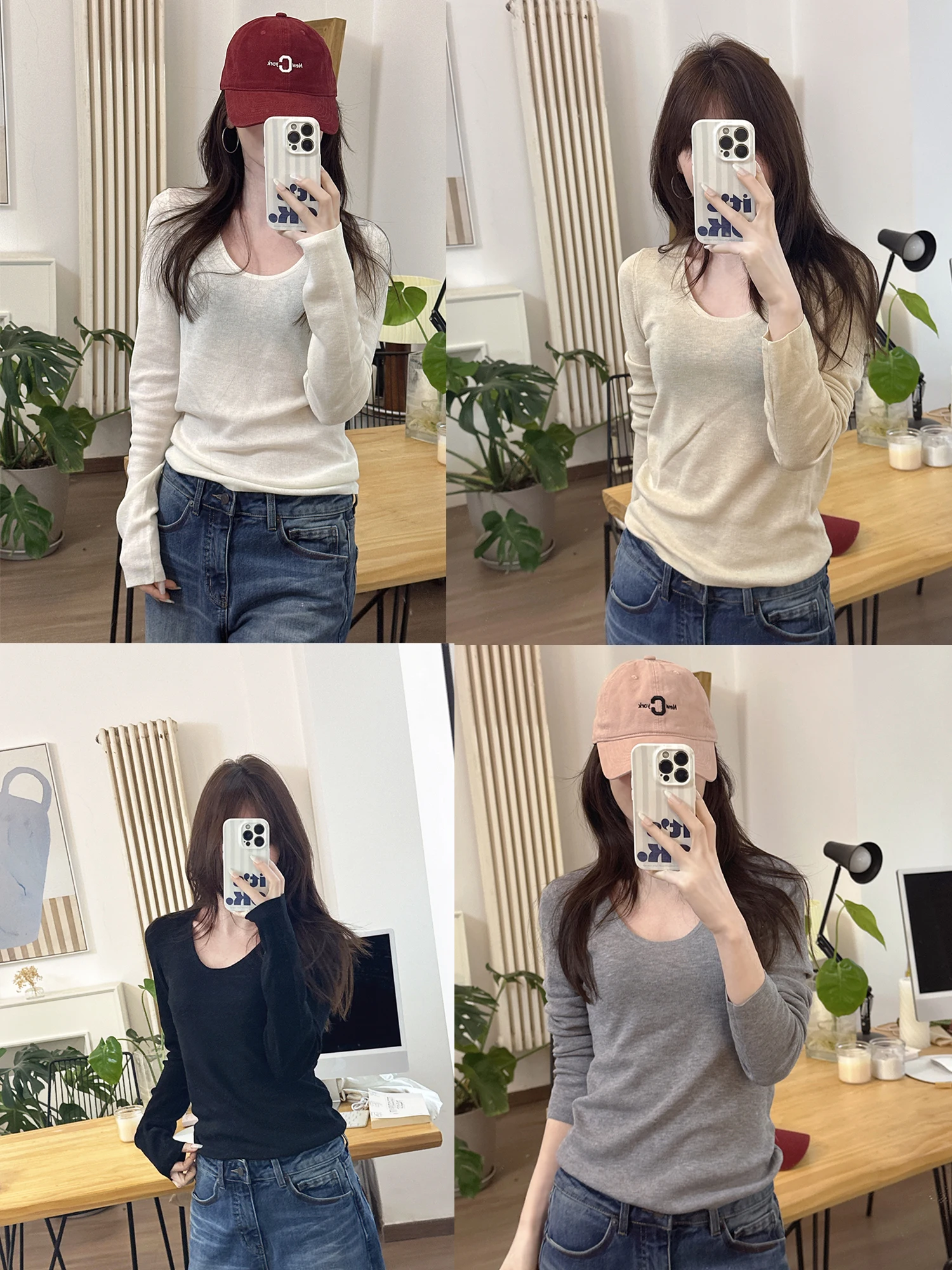 

Soft Woolen Knitted Sweater Large Du Egg Collar oulder Width Regular Silk Women's Faion Autumn 2025 Seasonal Wear