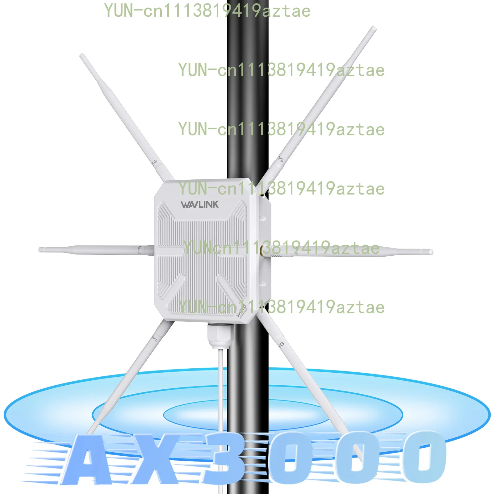 Access Point Router Dual Band 2.4G+5G High Power Outdoor WiFi Extender 6x7dBi High-gain Antennas