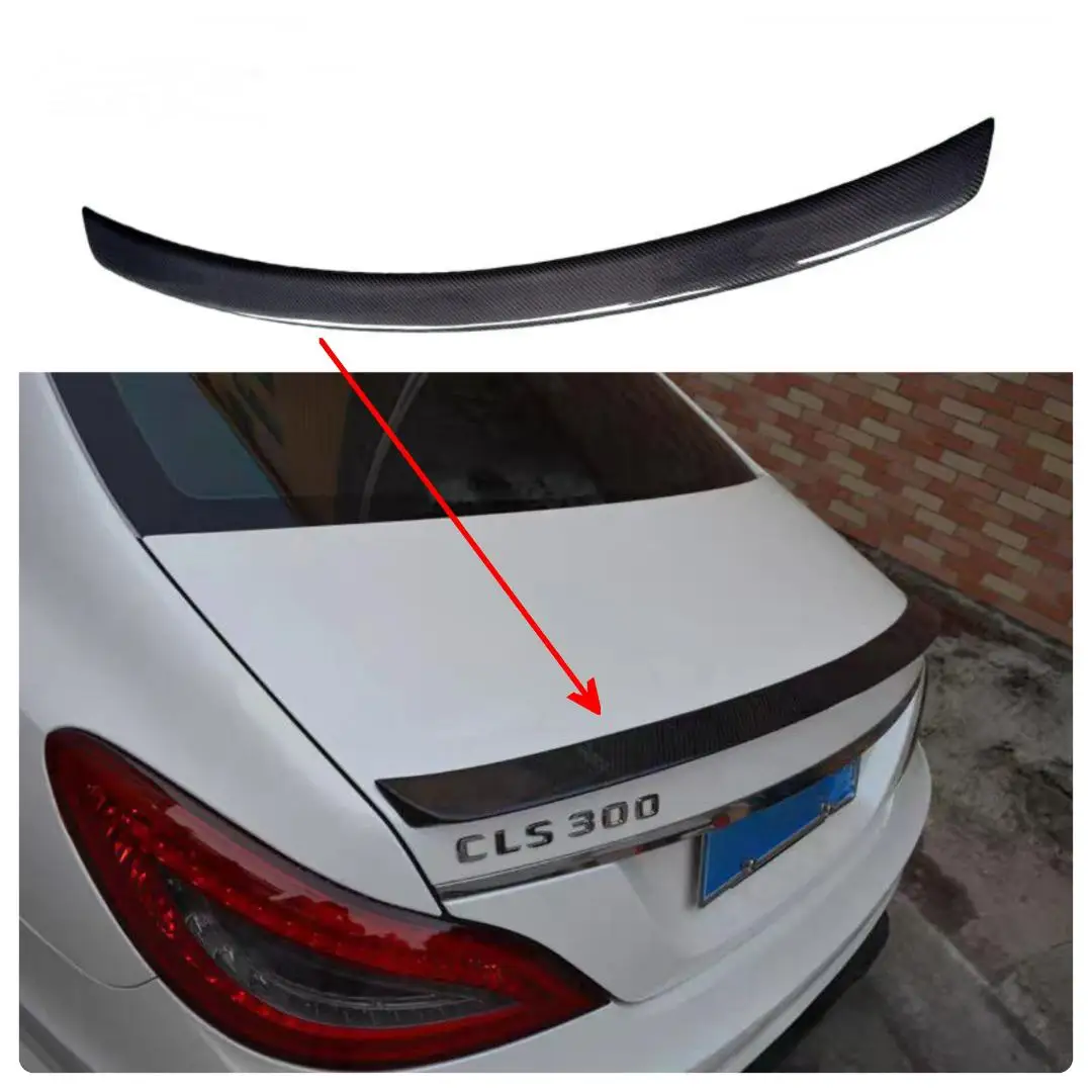 W218 CLS a Style Rear Spoiler Trunk Spoiler Wing Carbon Fiber Spoiler for   C218 CLS 2011-2017