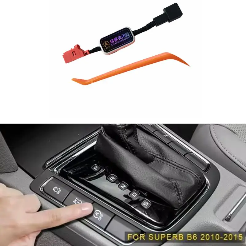 for Skoda Superb II Old Version Automatic Stop Start Engine System Off Device Control Sensor Plug Stop Cancel Cable
