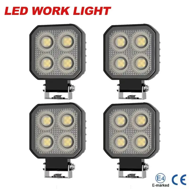 Mini 3Inch Lightbar Spotlight Offroad Work Light LED Bar LED Square For Tractor SUV Truck Driving Fog Lamp Car Accessories
