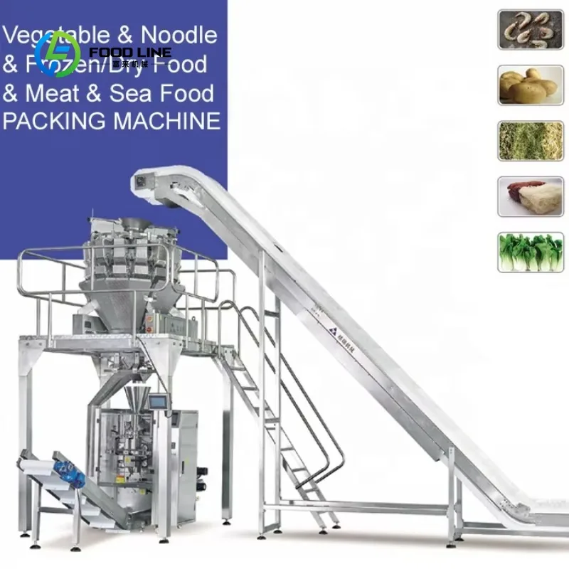 Customized Automatic Vertical Form Fill Seal Multi-head Granule Snacks Chips Nuts Packing Machine
