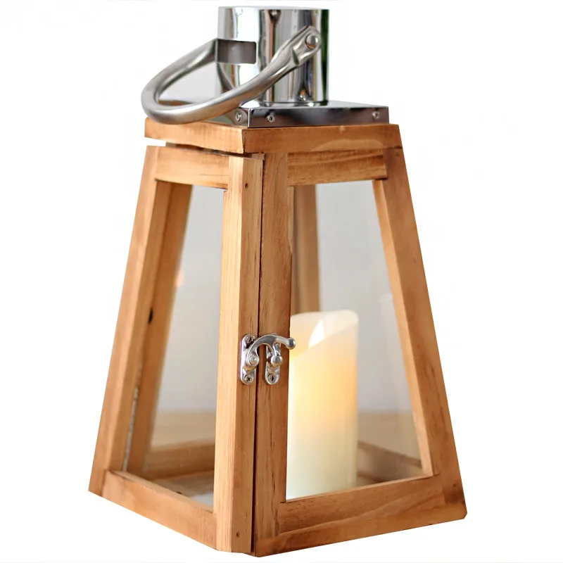 

Glass wind lamp, living room model room, desktop candlestick decoration, high-end soft decoration