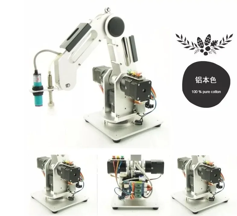 China Supplier 0.5kg Load Lifting Three Axis MINI Robotic Arm For Industrial Automation Line Baby Robot Mechanical Kit