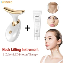 Electric Neck Face Lifter EMS Neck Face Lift Massager Microcurrent Skin Tighten Device Therapy Anti Wrinkle Double Chin Remover