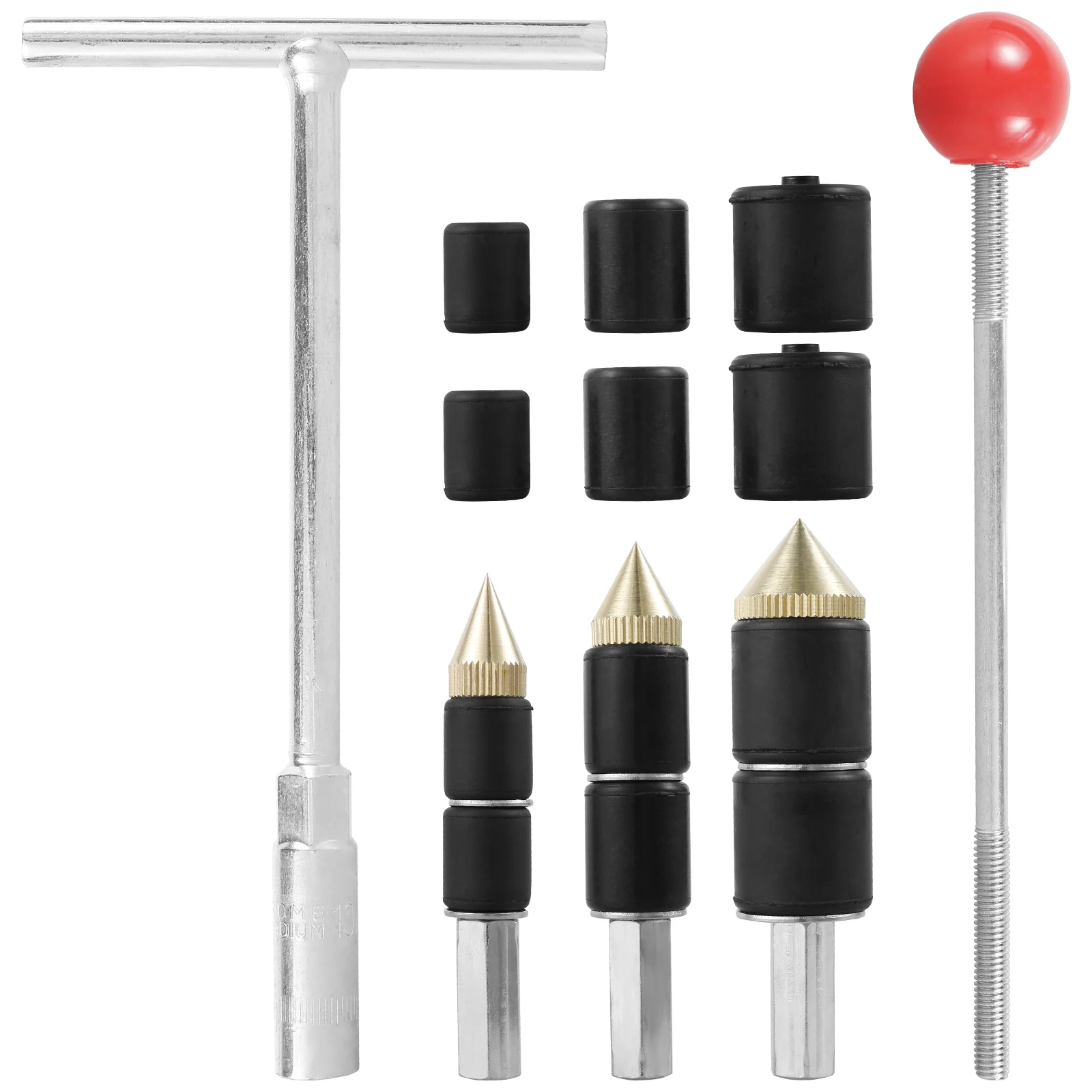 

11Pcs Emergency Pipe Water Stopper Kit Stainless Steel Hot Melt Water Stop Tool Sturdy PPR Tube Water Stop Needle with Wrench