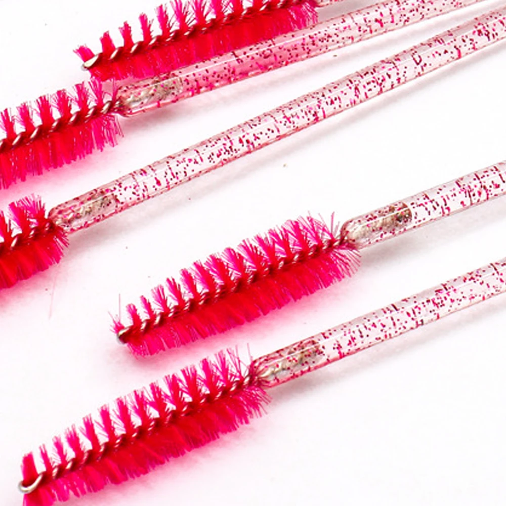 Brosse à cils en cristal jetable de bonne qualité, 50 pièces/paquet, maquillage, poignée en diamant, baguettes à Mascara, outil d'extension de cils