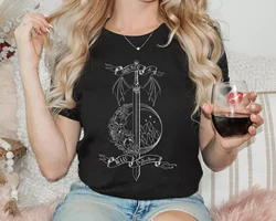 Throne Of Glass Terrasen Shirt,The Thirteen Acotar Velaris,A Court Of Thorns And Roses Crescent City, Maas Destruction