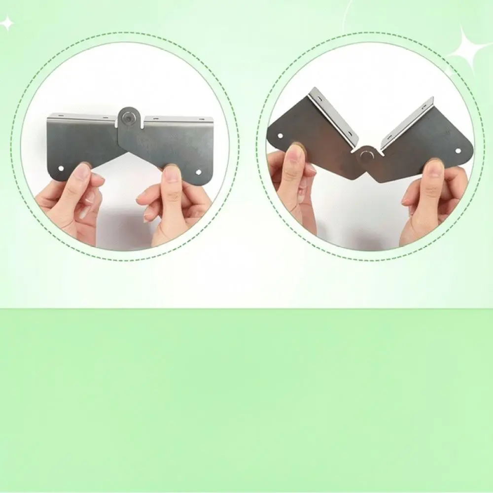 Stainless Steel Gutter Hinge Connector Flexible Downspout Extension Flip Up Adapter For Rectangular Square Rain Pipe