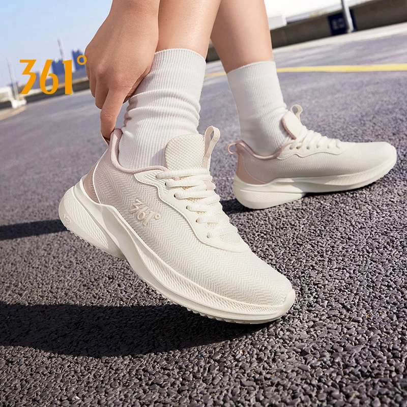 

361 Degrees Women Running Shoes Breathable Soft Jogger Rebound Leisure Cushion Wearable Anti-slip Female Sneakers 682522238F