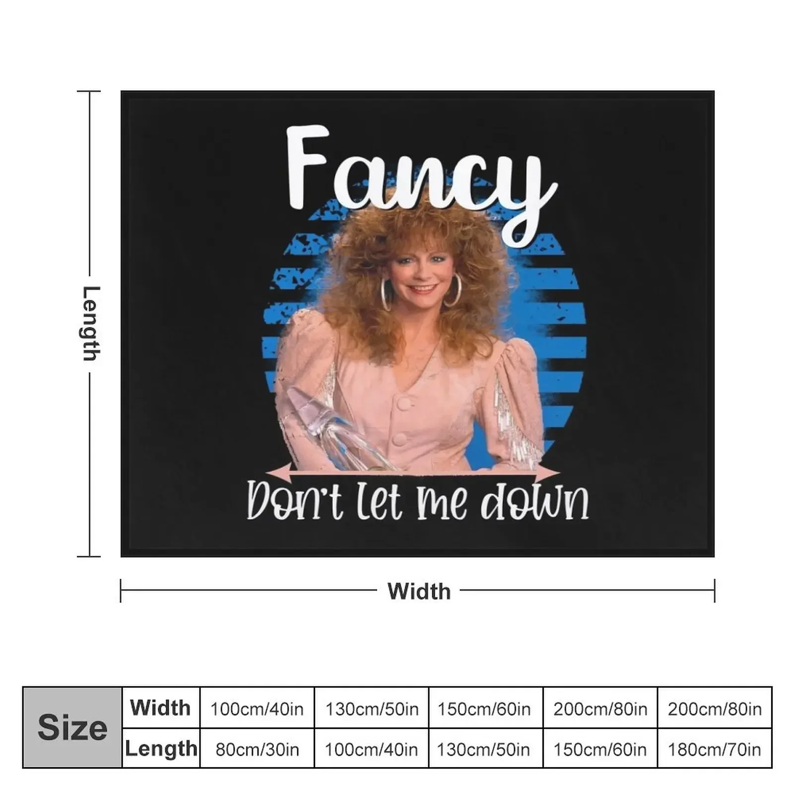 fancy funny Reba cute country music Hair Reba mcentire Throw Blanket Hair Luxury St Blankets