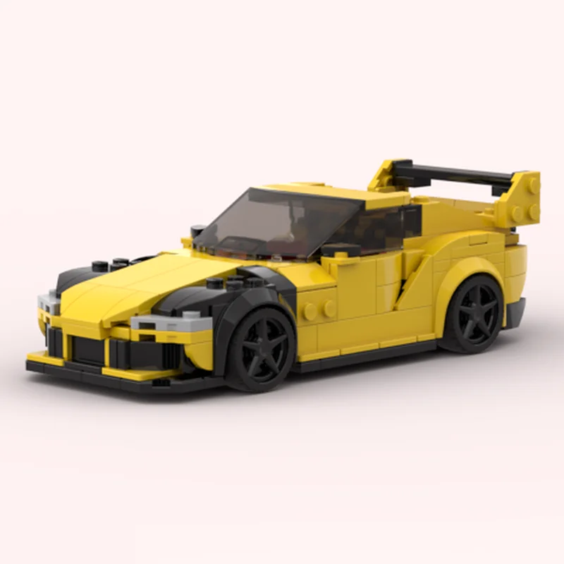 300pcs MOC GR Supra Mod Updated City Champions Model Building Blocks DIY Creative Christmas Gifts Idea Toy Brick Kids Birthday