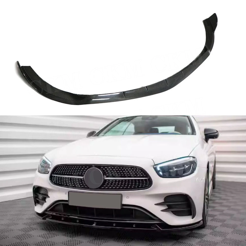 

CKMUUER автомобильный передний бампер, разделитель из углеродного волокна для Benz E Class C238 E53 Couper 2021-2023, спойлер переднего бампера, комплект кузова для губ