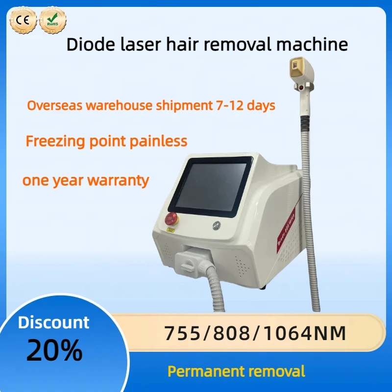 

Newest Three Wavelength 755 808 1064nm Ice Platinum Diode for Painless Hair Removal Can Achieve the Best Results