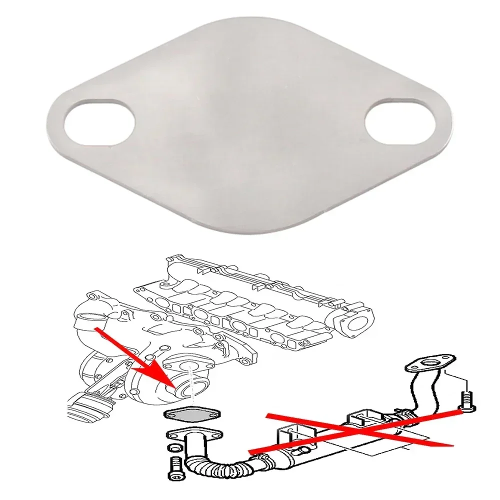 1 Pcs Auto Parts Blanking Block Plates for Vauxhall Opel Saab Fiat Alfa 1.9 2.4 JTD CDTI TiD