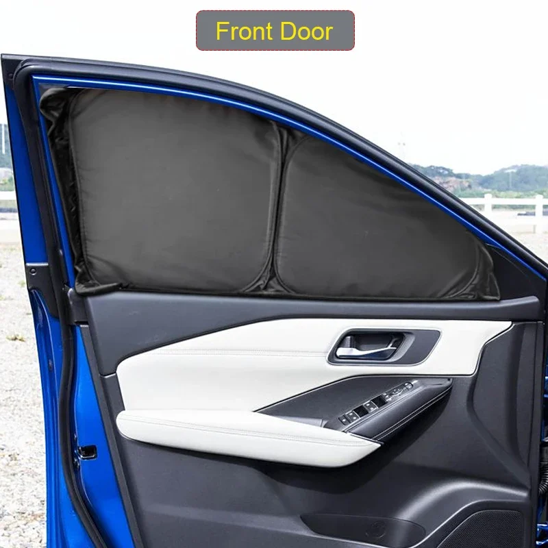 

Car Polyester Window Privacy Sunshade Cover For NISSAN QASHQAI 2015-2026 Auto Anti-UV Heat Insulation Protect Cover Accessories