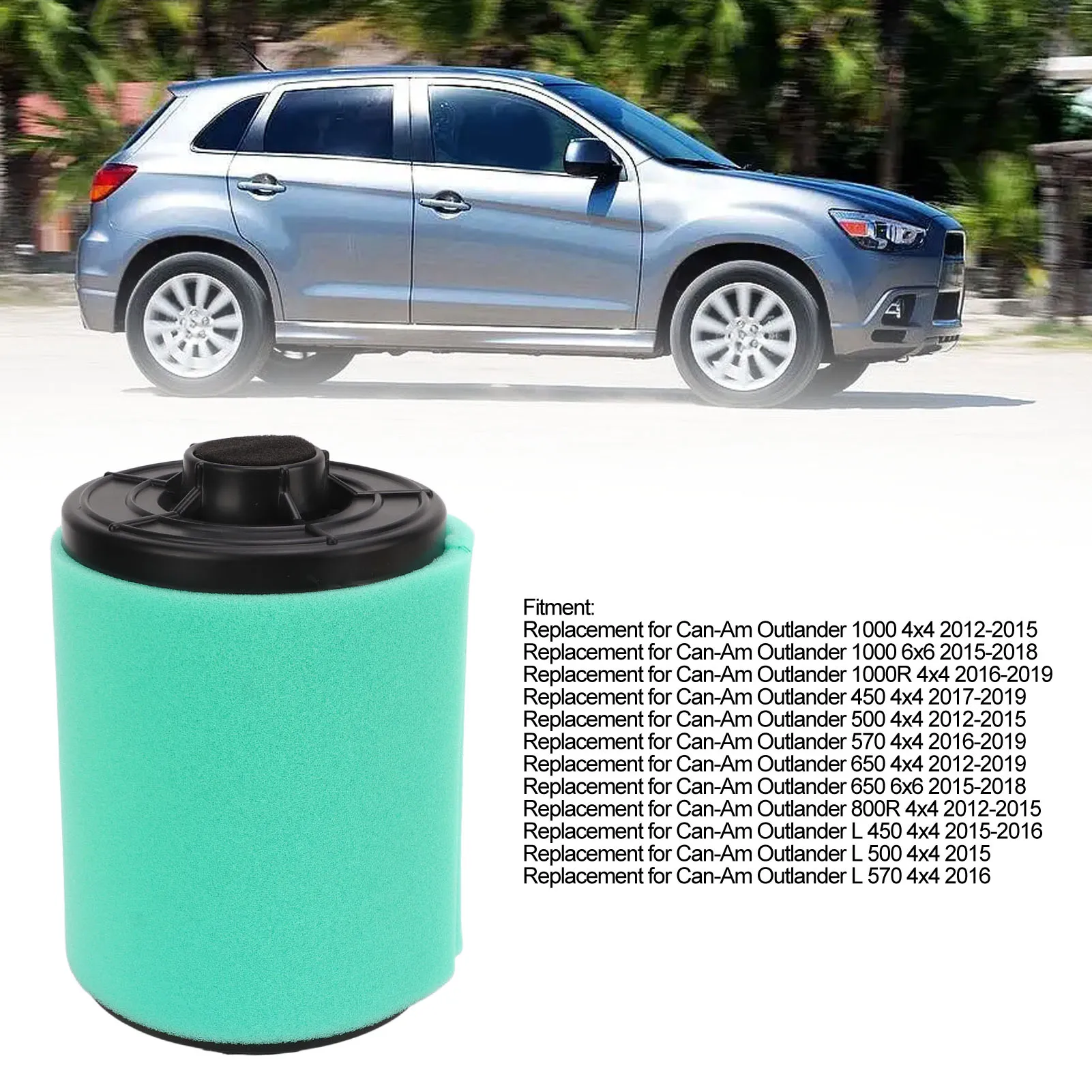 

Воздушный фильтр Замените картриджный воздушный фильтр 707800371 Замена для автомобильного воздушного фильтра Can‐Am Outlander 1000 4x4 2012‐2015 гг.