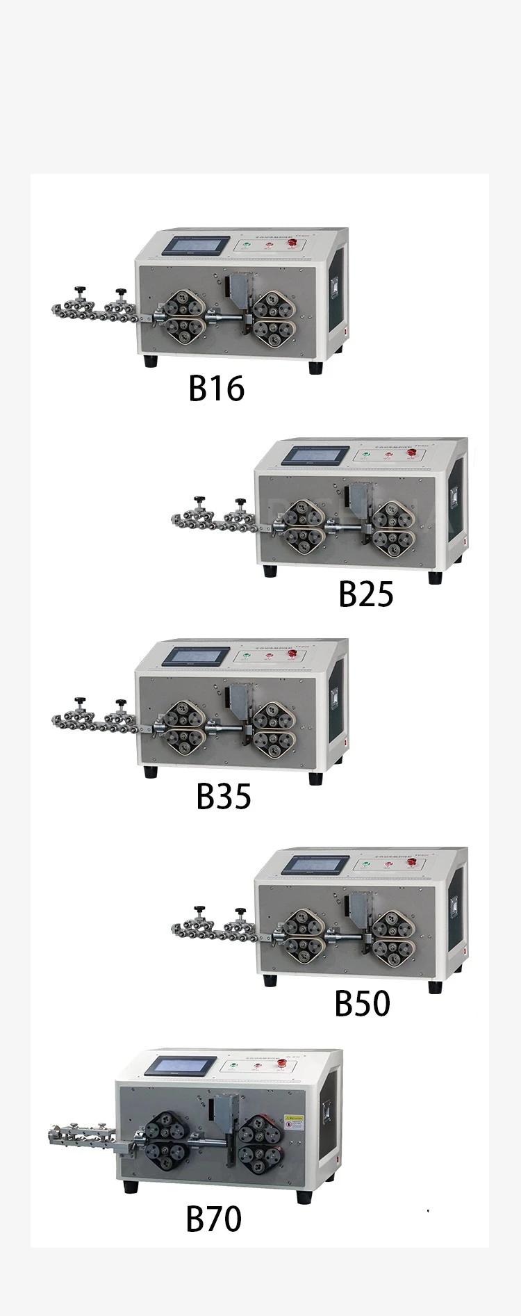 LY B16 B25 B35 B70 自動タッチスクリーンクローラータイプ 16 輪プロフェッショナル電気剥離ワイヤーストリッピング切断機