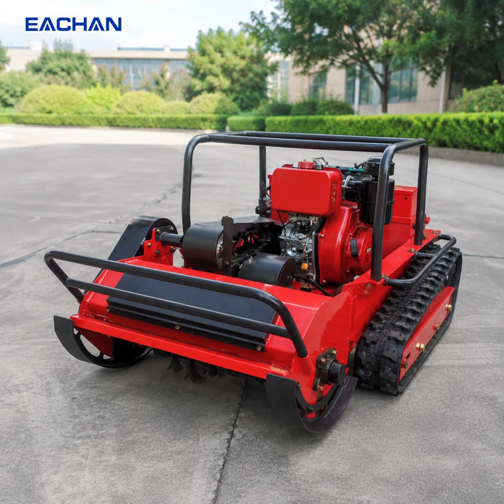 Tracked Remote Control Lawn Mower Customizable CE EPA Euro 5 Crawler Lawn Mower Orchard Garden Farm Hillside Grass Mower