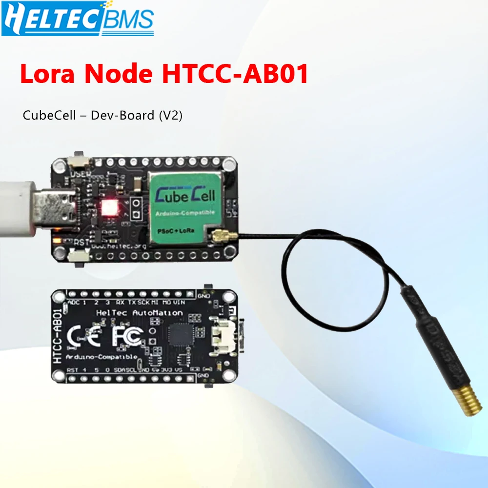 Heltec Lora Node HTCC-AB01 dla Arduino IOT Lora Node V2 Wersja 433MHZ/868-915MHZ ASR6501 CubeCell – AB01
