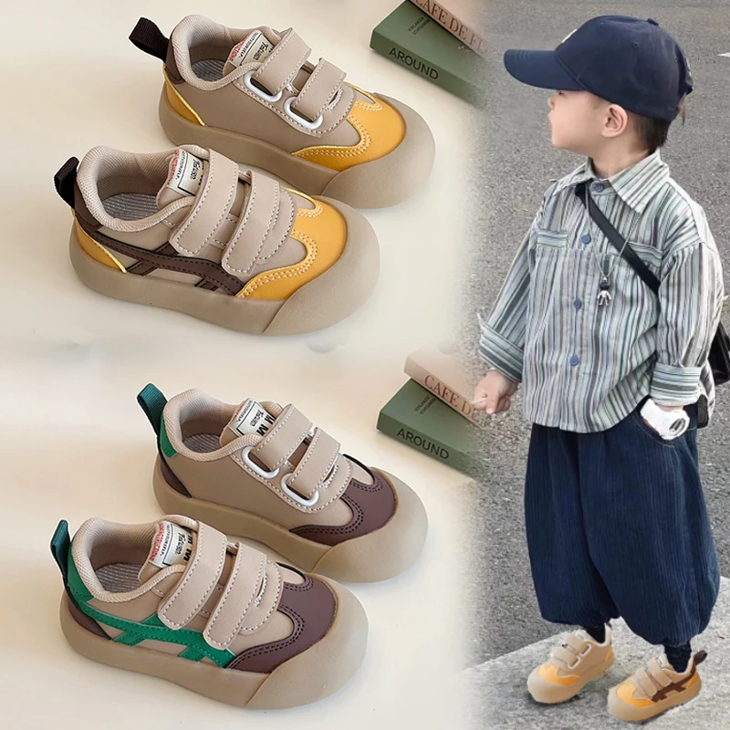 

Новая спортивная обувь для мальчиков весны 2020, детские туфли на мягкой подошве, повседневная обувь, туфли для досок, детская прогулочная обувь.