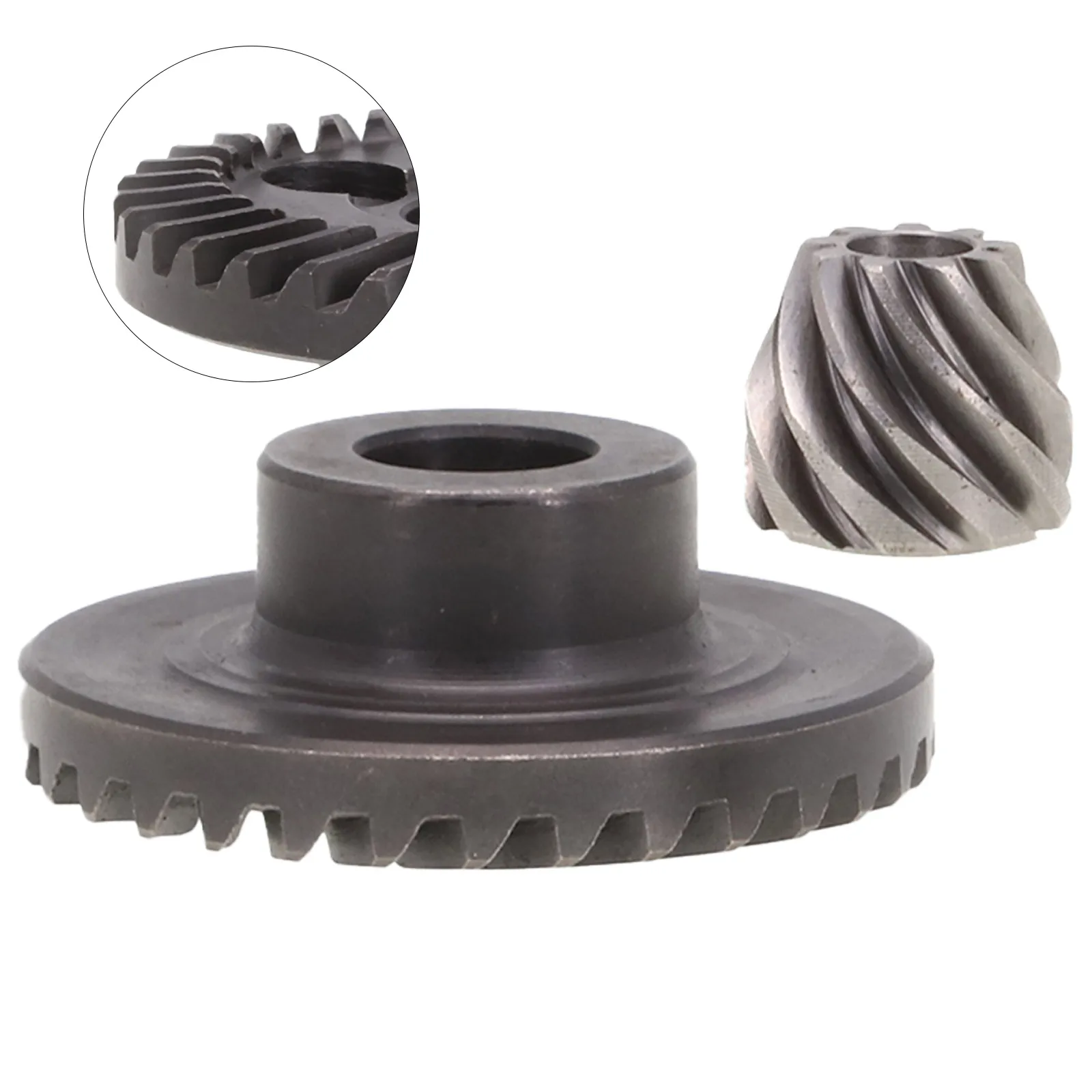 1set Spiral Bevel Gear Straight Tooth Fixing Nuts 11.5/6mm Hole 32T For GWS6-100 Angle Grinder Power Tools Accessories