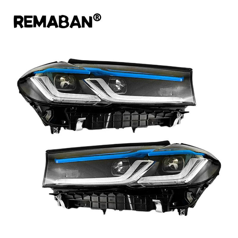 upgrade to 2021-2022 Laser modeling full LED headlamp headlight for  5 series G30 G38 head lamp head light 2018-2022