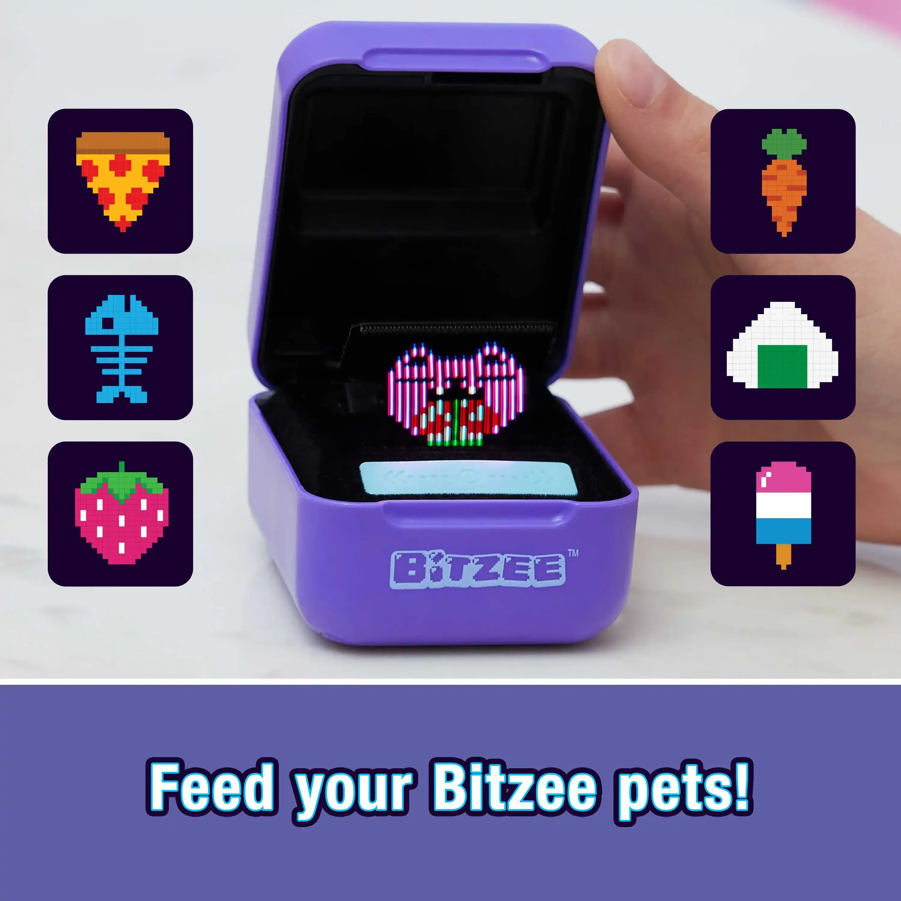 Bitzee-juguetes digitales interactivos originales para mascotas, Spinmaster, juegos virtuales electrónicos digitales para mascotas, Tamagotchi inteligente, Robot de juguete para niños