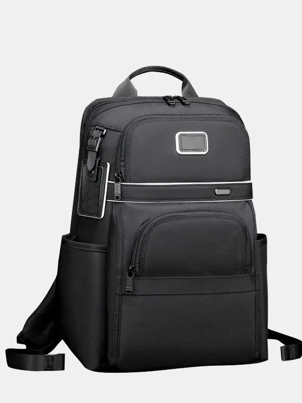 Men's Travel-Ready Backpack - Waterproof Nylon with Dedicated 16-Inch Laptop Sleeve for Work Trips 2630207