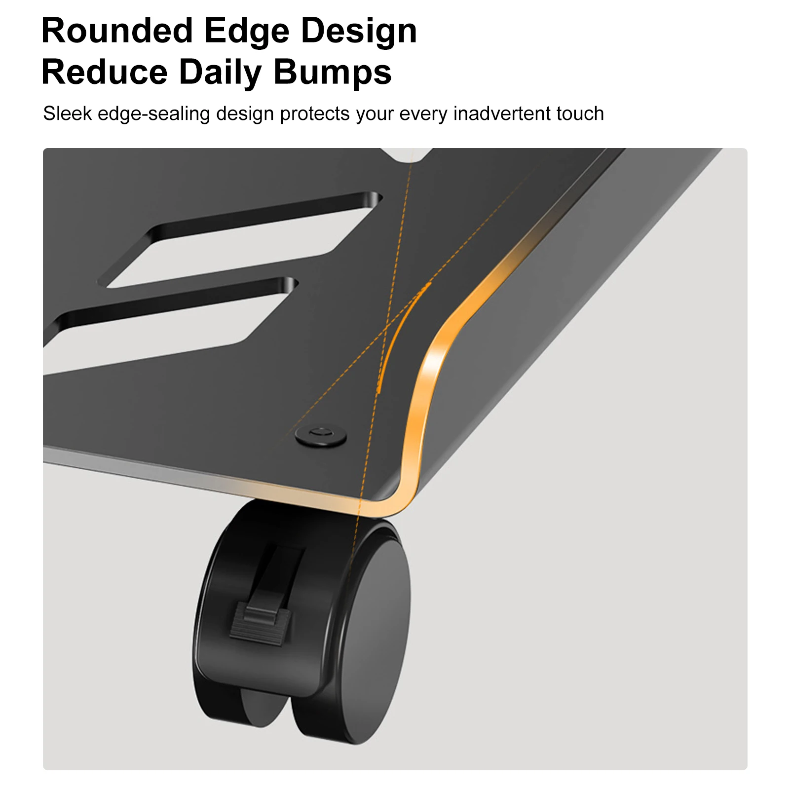 โทรศัพท์มือถือคอมพิวเตอร์ Tower โลหะ Heighten ย้ายคอมพิวเตอร์ CPU ฉนวนกันความร้อนขาตั้งรถเข็น Universal ล้อสำหรับ PC เคสคอมพิวเตอร์
