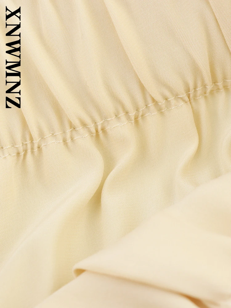 XNWMNZ 2025 夏の新製品女性シンプルな通勤ハイウエストファッション女性服カーキ長ズボンカジュアルボトムス