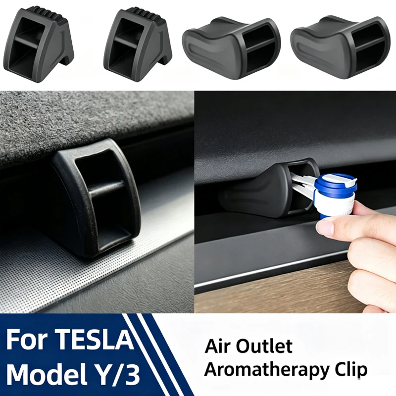 For Tesla Model 3/Y/YL Juniper2017-2025 2026 Car Air Outlet Vent Aromatherapy Clip Freshener Adapter Bracket Fragrance Converter