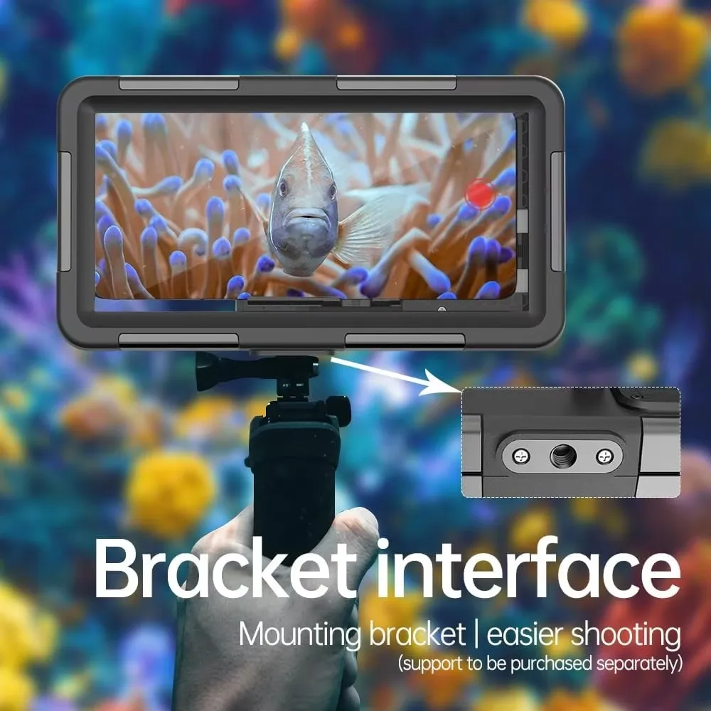 

Case IP68 Waterproof Snorkeling Diving For iPhone 16 Galaxy S25 Huawei MOTO 50ft/15m Professional Scuba Cover 4.7 to 6.9 inches
