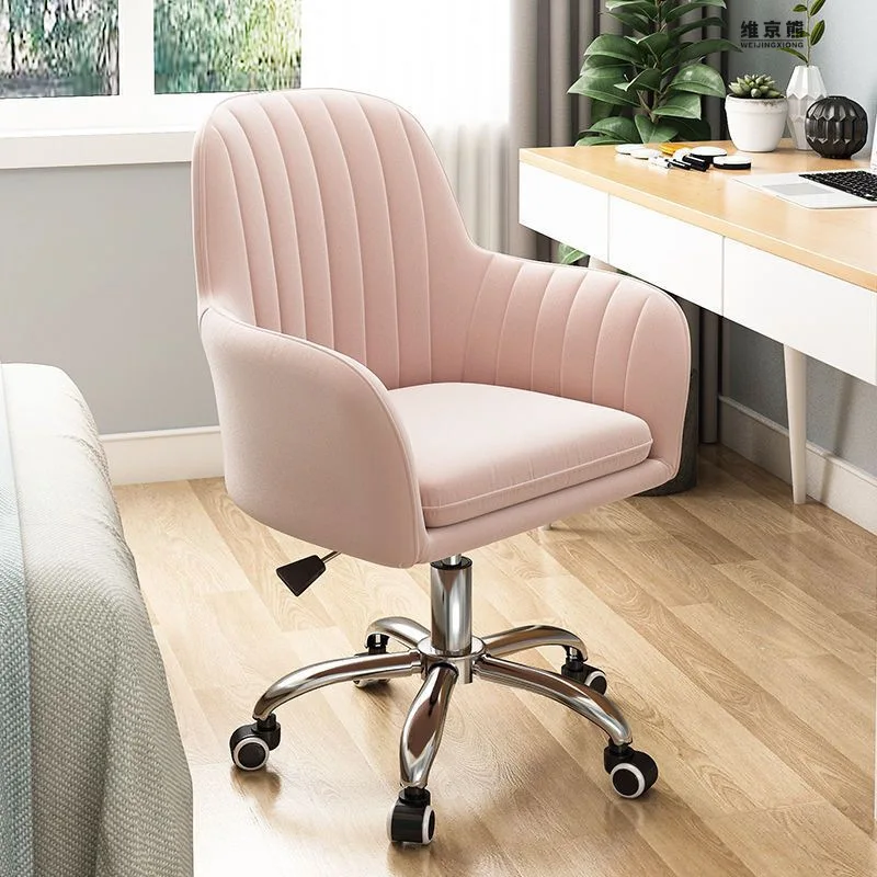 Chair Home Backrest Comfortable Long-Sitting Office Chair College Student Girl Dormitory Study Chairs Makeup Computer Chair floor universal office chairs executive big room blue study office chairs computer ergonomic cadeiras de escritorio furniture