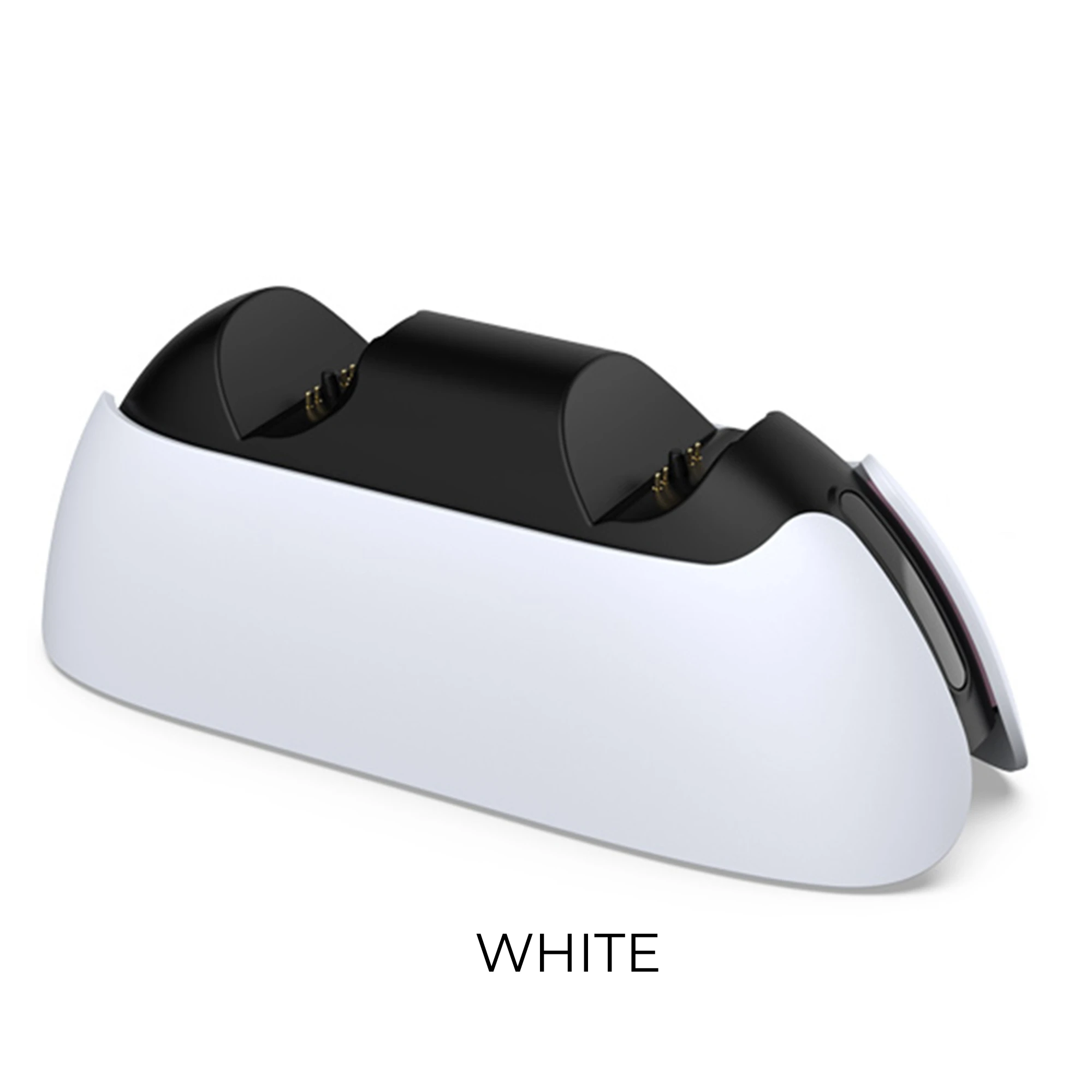Dubbele oplaaddock voor PS5 draadloze controller, LED-indicatielampje, oplaadstandaard compatibel met PS5 Elite controller accessoire