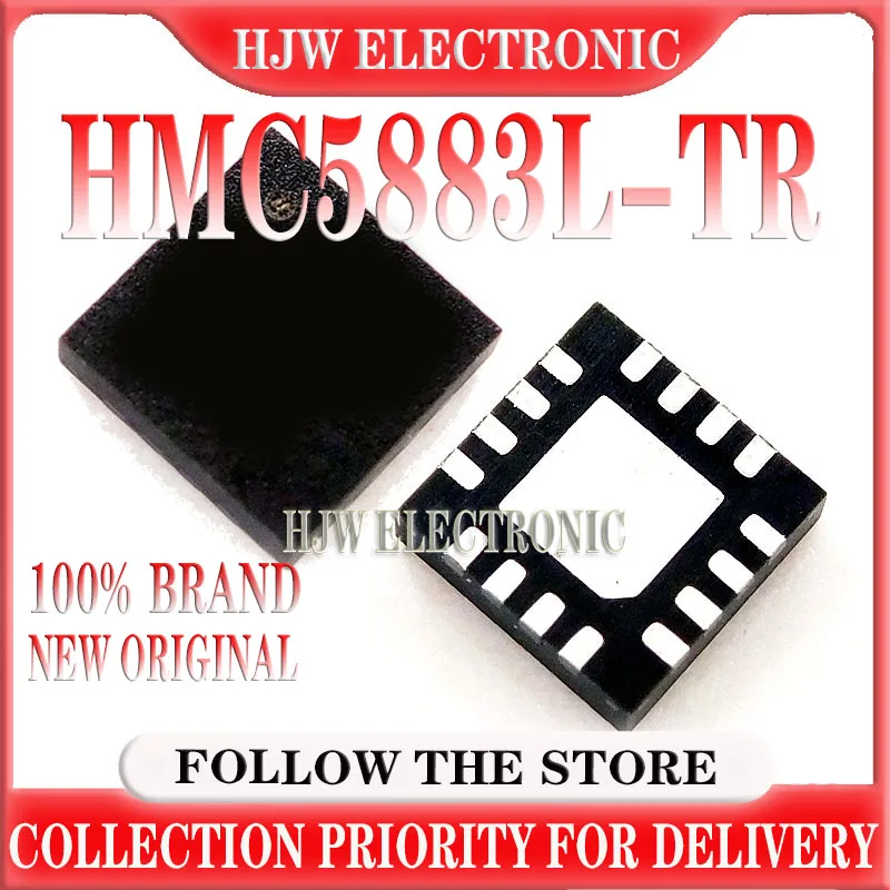 

1-10PCS/lot New OriginaI HMC5883L L883 HMC5883L-TR HMC5883 5883 QFN-16 3-Axis Digital Compass IC