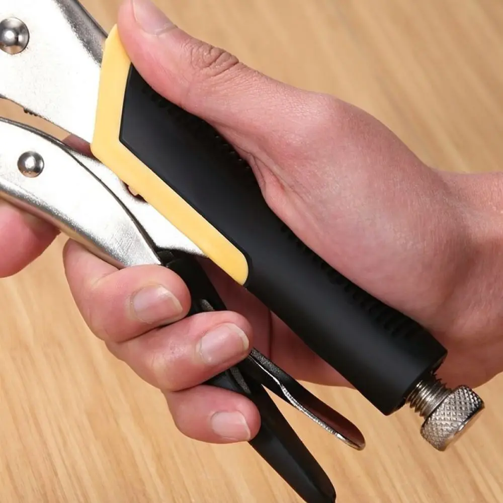 Industrial Locking C Pliers Heavy Duty Steel Clamp Adjustable Pressure Woodworking Fixture Manual Fixing Tool