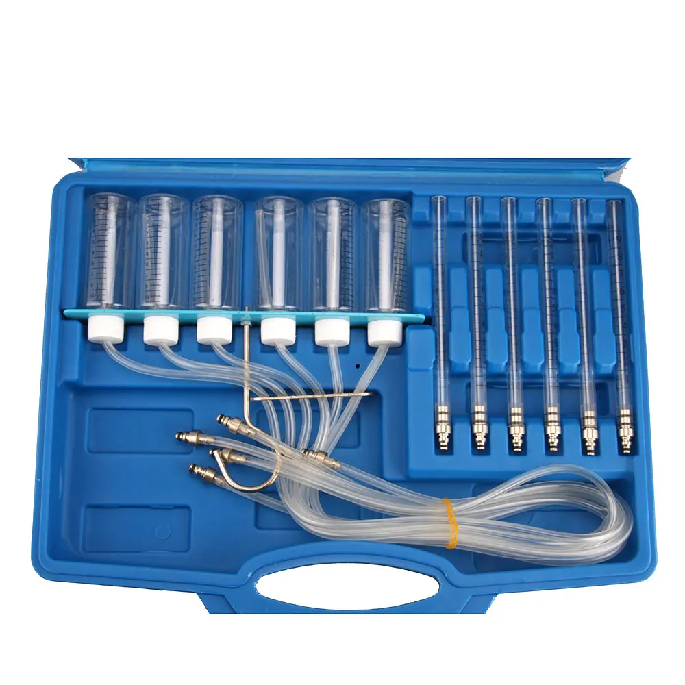 Diesel Injector Flow Meter Test Cilinder Common Rail Adapter Brandstof Tester Set Kit Case Kleur Willekeurig Sturen