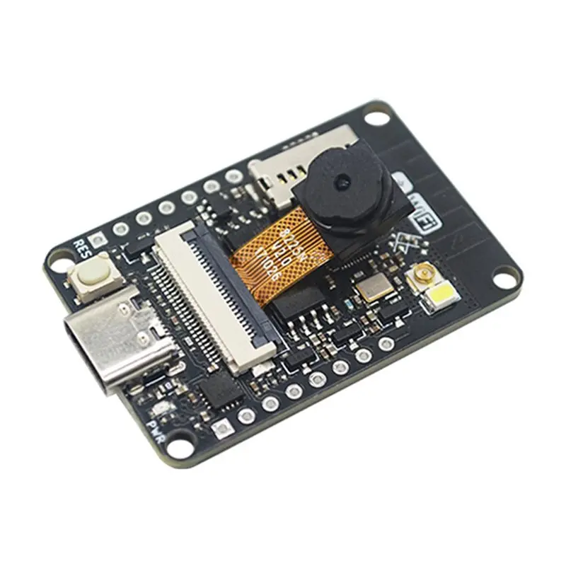 

Плата разработки B24B ESP32-CAM с камерой 3 МП OV3660, модулем Wi-Fi, Bluetooth и портом Type-C, оптическими датчиками