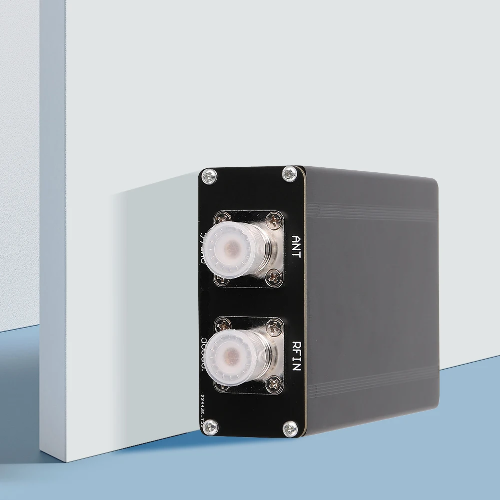 

1.8-50MHz Automatic Antenna Tuner 0.91inch OLED Display by N7DDC 7x7 3.2 Firmware Programmed with Metal Housing Assembled