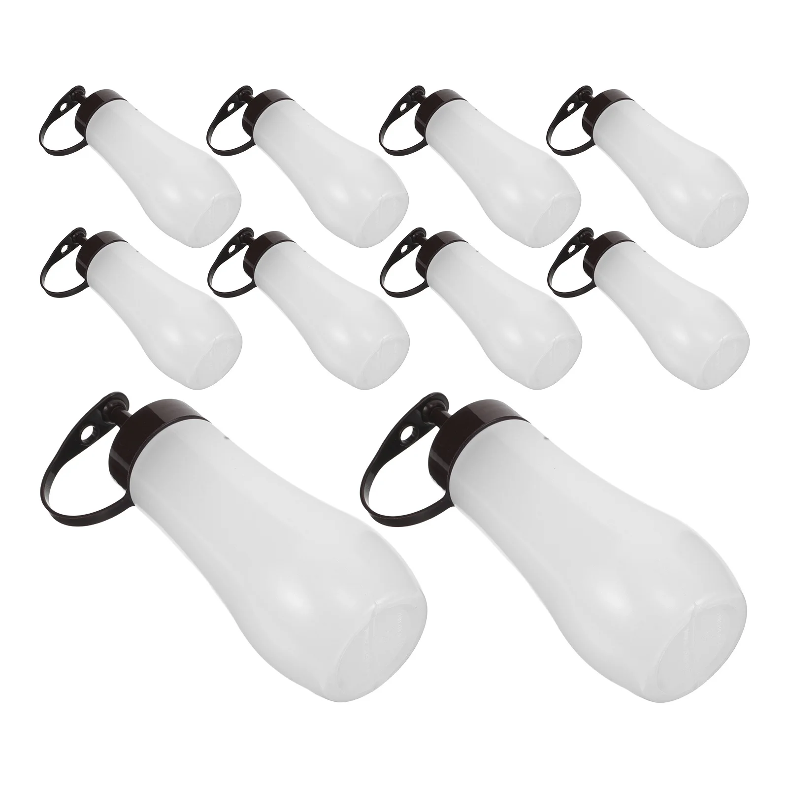 

10Pcs Lamp Oil Bottle Leakproof Storage Bottles Refillable Plastic Squeeze Large Capacity for Outdoor Camping Emergency Use