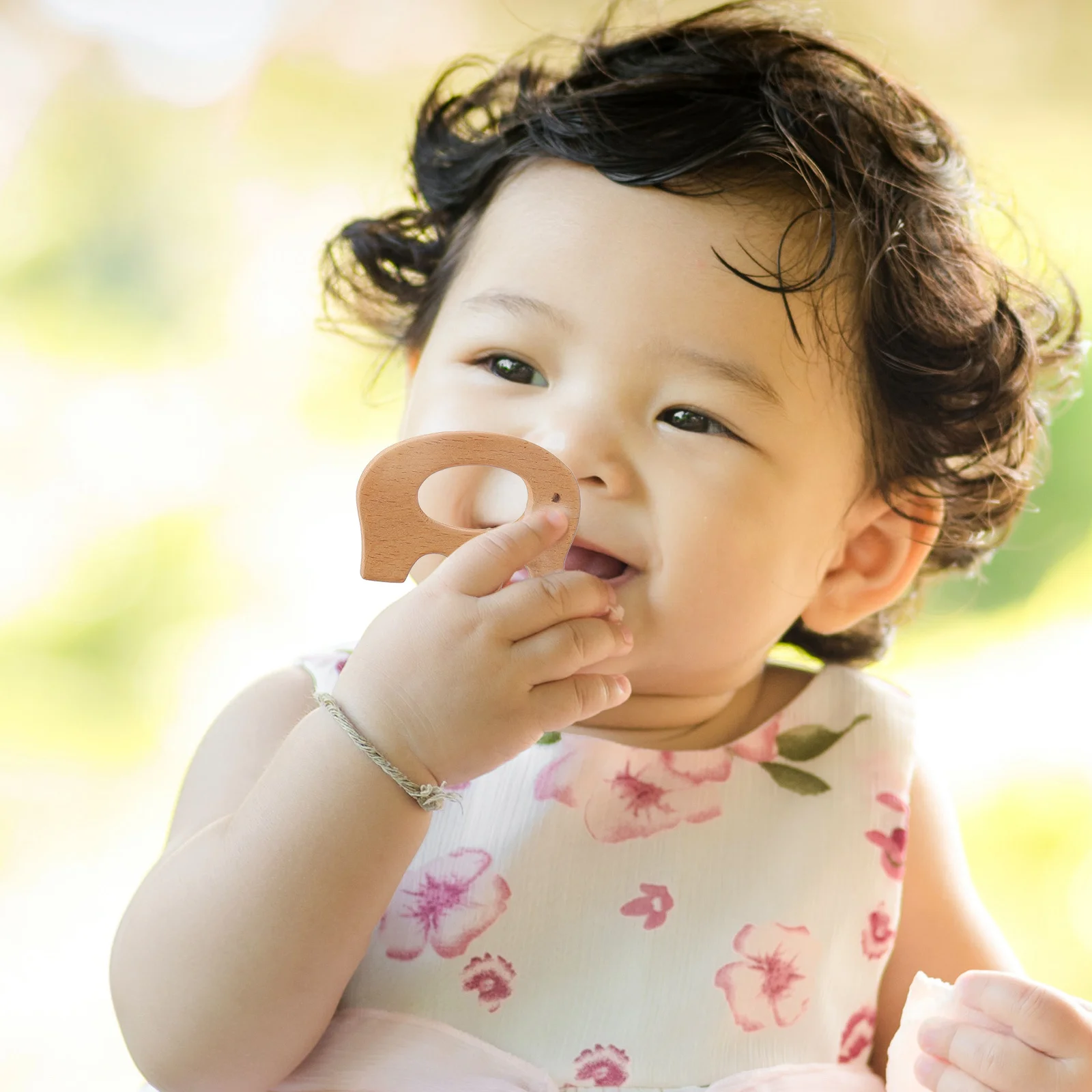 9 قطعة خشب الزان الطبيعي الحيوان عضاضة مجموعة آمنة غير سامة الطفل لتهدئة قرحة اللثة التسنين الرضع