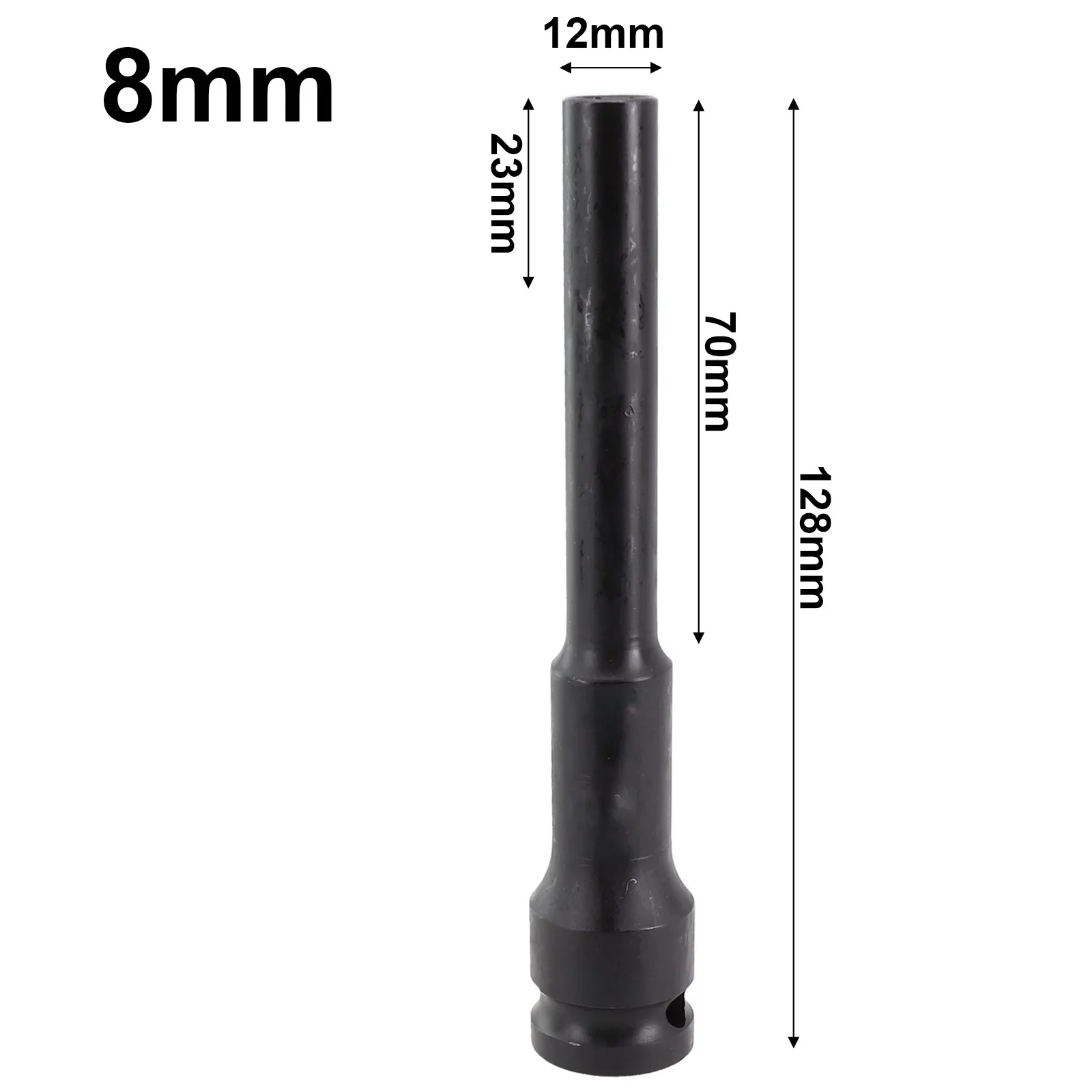 12 Drive Socket Wrench Hex Socket Head Adapter Spanner 8 24mm For 1/2 Inch Interface Use With Air Tool And Electric Wrenches
