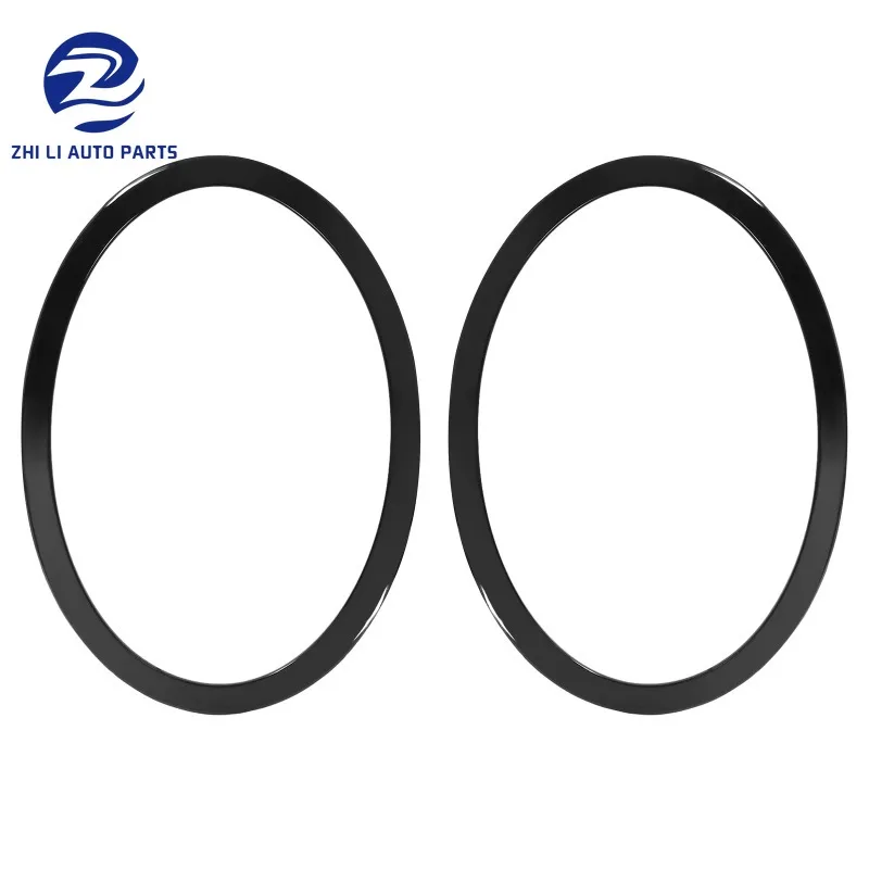 

1 пара черных/хромированных накладок на кольцо для фар для Mini Cooper S F55 F56 F57 2014-2021 OEM 51137449209 51137449210