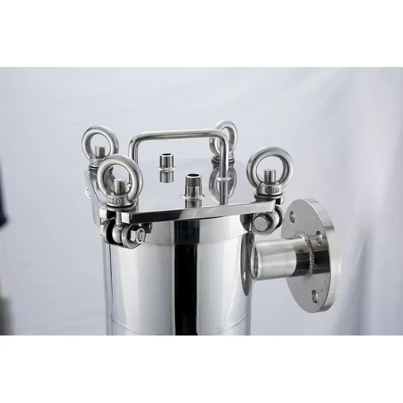 Factory Sales Stainless Steel Single Bag Filter for Liquid Filtration Process