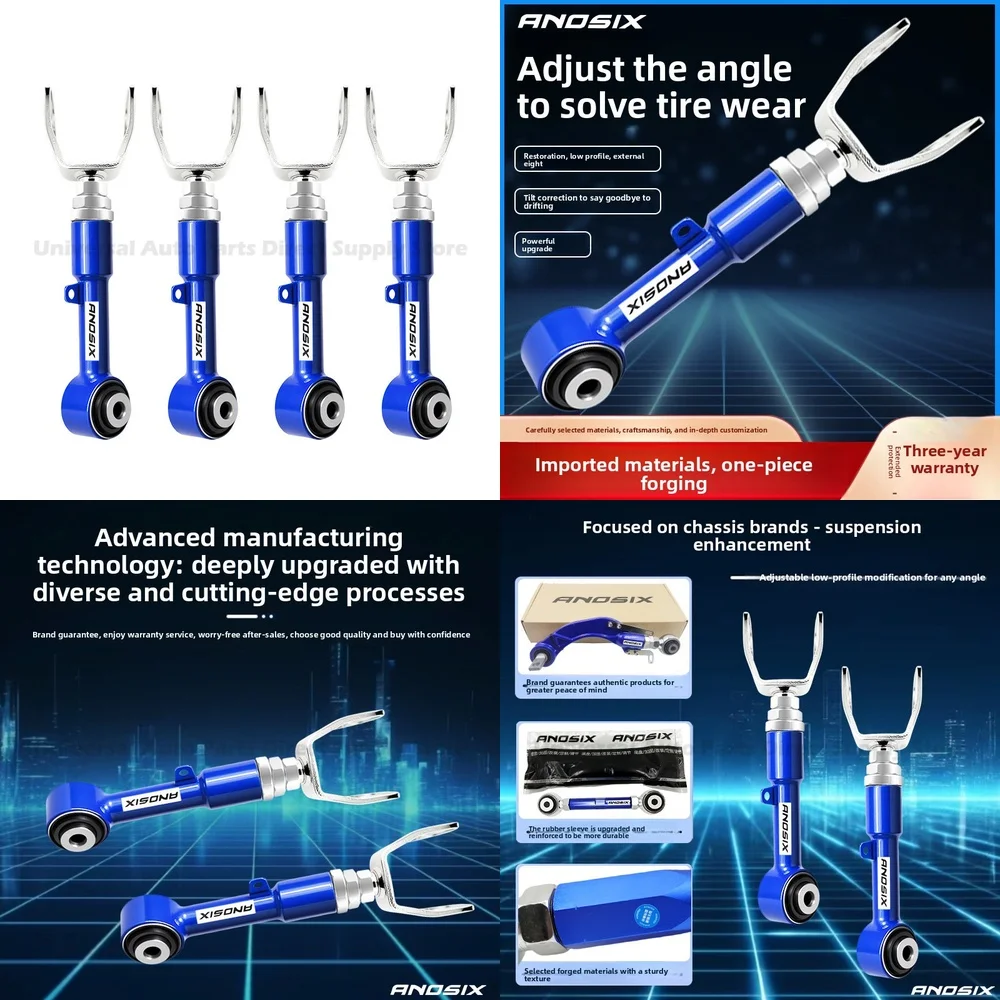 For Tesla Model 3 Model Y BYD Seal Rear Adjustable Control Arm Camber Kit Reinforced Alignment Performance Upgrade