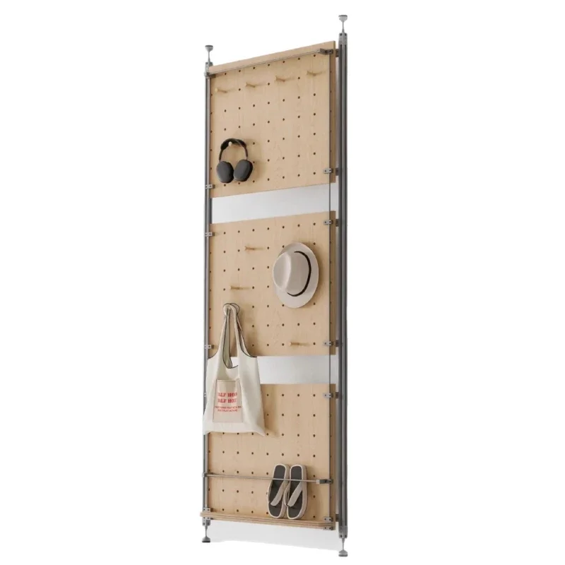 Dingtiandi Aluminum Profile Ocean Panel Shelf Living Room Entrance Door Hole Panel Partition Rack