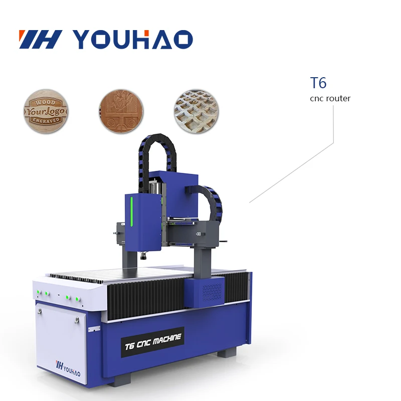 

High Precision 2024 Hot Sale Mini Cnc Router Machine For Sale And Mini Router Cnc Small Size Metal Cutting 6090 Cnc Router