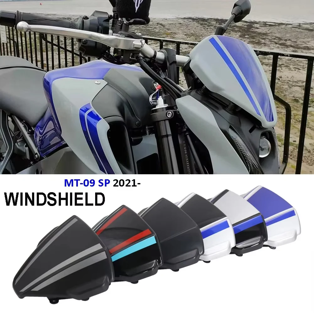 

For YAMAHA MT09 MT-09 MT 09 SP 2021 - NEW Motorcycle Accessories Windshield Fly Screen Sport Windscreen Visor Viser