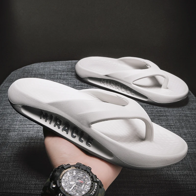 الوجه يتخبط رجل صنادل رفيعة صيف 2025 أحذية نسائية جديدة سميكة القاع إيفا عدم الانزلاق الشريحة النعال في الهواء الطلق داخلي الأزواج الأحذية #2